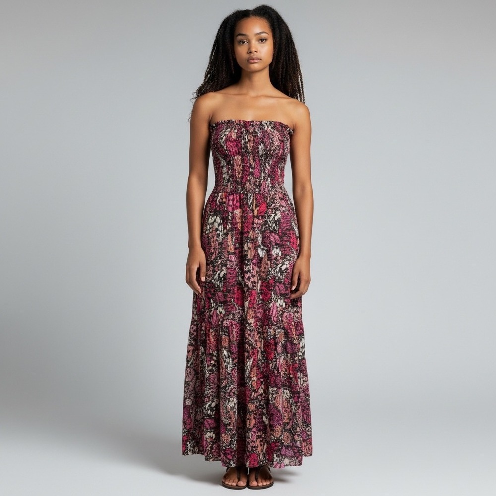 L Space Butterfly Dress Small Y2K Boho Mini Dress Festival Fit Cute Summer Vibes